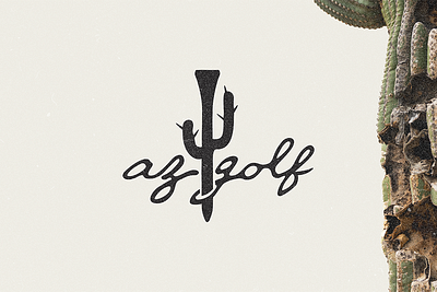 AZ Golf branding graphic design logo