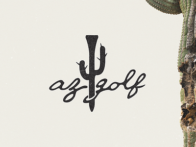 AZ Golf branding graphic design logo