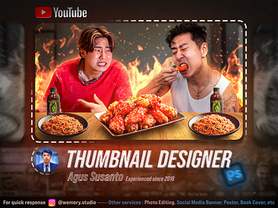 Thumbnail Design - Hot x1 design graphic design manipulation photo editing photoshop thumbnail youtube thumbnail