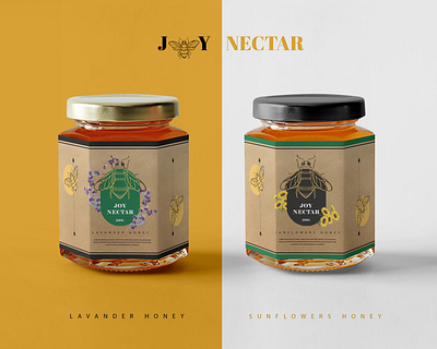 Joy nectar artwork branding design digital illustration graphic design logo packaging packaging design