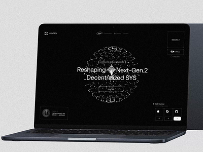 decentralized market website \ Control 2024 animation branding crypto dao exchange decentralized defi landing page modern monochrome startup ui ux web 3 web design website