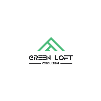 Green Loft Consulting branding logo