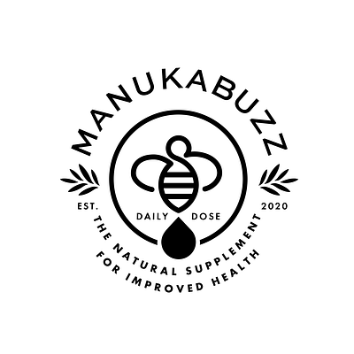 Honey Buzz bee branding design honey icon illustration logo manuka