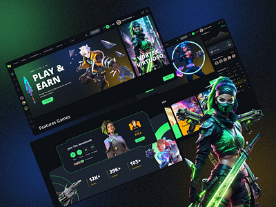 NFTG - eSports and Gaming NFT HTML Template video game