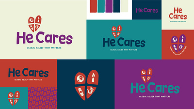 He Cares Visual Identity