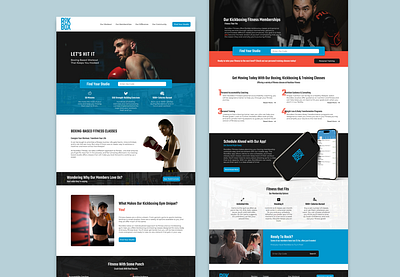 RockBox Fitness Revamp ui ui figma ux case study