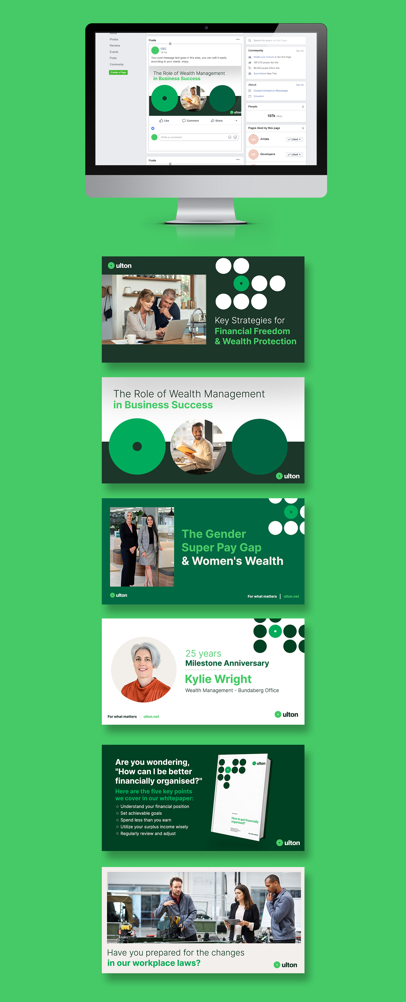 Ulton Banner Ads Design ads advertising banner brand branding company corporate creative design digital graphic graphic design layout media online photoshop professional social