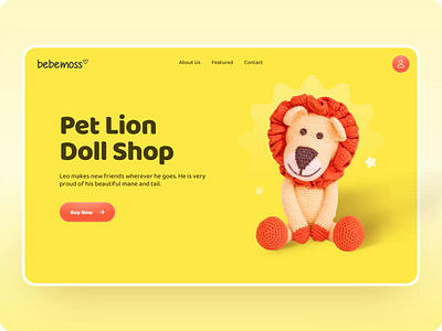 Shopify Website Design for Kids animal baby children ecommerce ecommerce ui grandparents interface kids ecommerce kids store landing page modern ui product details product website shopify kids shopify mockup single product ecommerce ui ux website design woocommerce