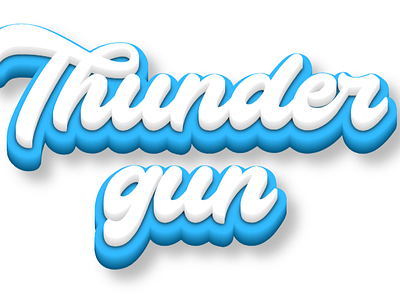 THUNDERGUN branding des design gfx graphic design illustration its always sunny logo philadelphia sunny thundergun typography vector