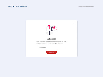 Daily UI #026 Subscribe dailyui subscribe ui