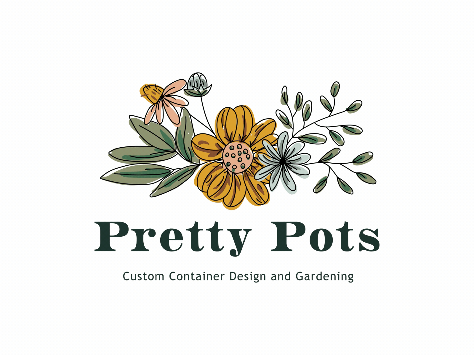 Pretty Pots - Logo Animation after effects animation animation 2d animation after effects animation design logo animation logo animations