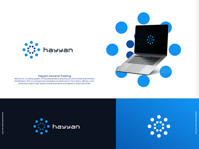 Hayyan General Trading app brand identity branding branding identity creative design flyer design graphic design illustration logo logo design minimal minimalist professional ui