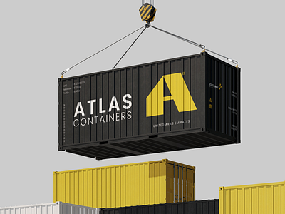 ATLAS CONTAINERS LOGO DESIGN atlascontainers design illustration logo logodesign marketing motion graphics photoshop ui vector