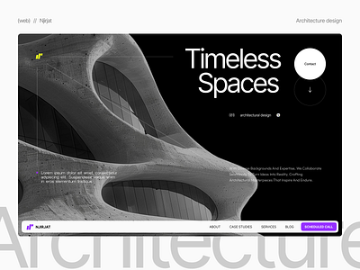 Architecture Website architectural architecture architecture design building design house interior design layout mobile app space website typography web