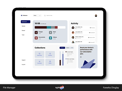 File Manager App Design agiledock agiledock designs agiledock services app design app development digital design file manager app design performance boost ui design ui ux design ux design