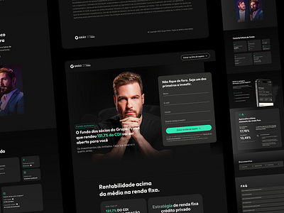 ⭐️ Landing Page Grão - Fundo dos sócios do Grupo Primo ⭐️ cards finance invest landing landing page lançamento page ui ux
