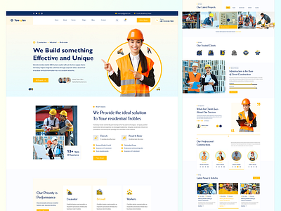 High Quality Construction Website apartment building clean ui company construction construction home construction landing page hero section landing page minimal design modern design modern web new design property property management real estate trending design uiux design unique design website