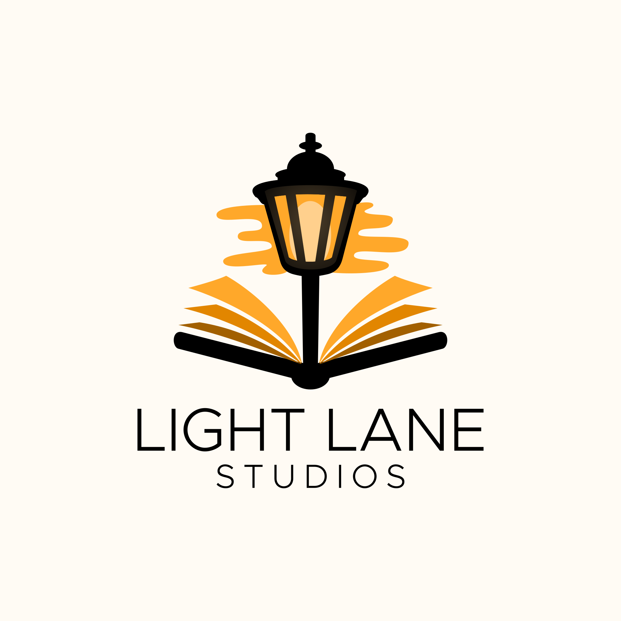 Logo Design for Light Lane Studios brand identity branding commission design freelance work graphic design logo logo design logo design branding logo designer storytelling vector