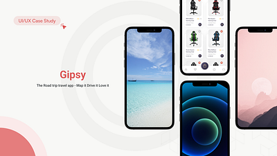 Gipsy Travel App Ui Design app ui app ui design figma graphic design travel app ui design ui uiux