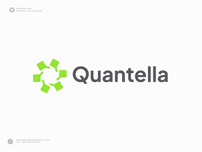 Logo, Tech, Quantum Network, Futuristic, Software, Q logo brand maker branding connection cutting edge design futuristic graphic design logo logo design logo designer mark modern logo neural network q logo quantum logo saas software tech technology typography