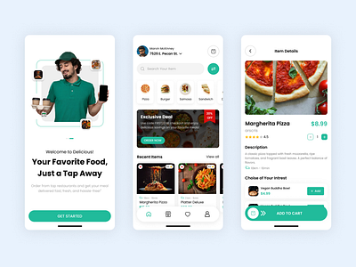 Crave Bits : Online Food Delivery App cravebits dribbble fooddeleviryapp mobileapp onlinefood productdesign teqnomandesigns uiuxdesign userinterface webdesign