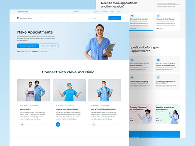 Healthcare Website Appointments appointments calendar clinic dental doctor doctor appointment doctor practices health monitoring healthcare hospital management medical medical appointments medical care medtech patient treatment uiux