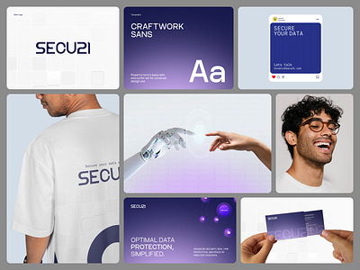 Secu21 Brand identity brand guidelines brand identity brand sign brand style branding data safety data secure ecommerce illustration logo logotype mark marketing agency