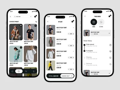 Fashion Cloth App Design app design cloth cloth shop clothing fashion fashion store ios app mobile app online shop product design ui ux