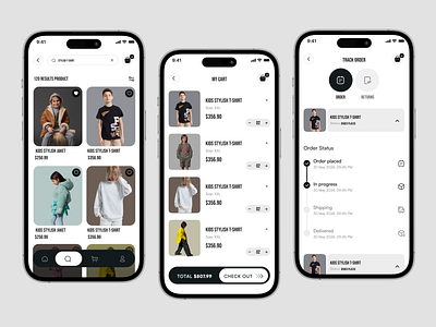 Fashion Cloth App Design app design cloth cloth shop clothing fashion fashion store ios app mobile app online shop product design ui ux