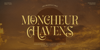 Moncheur Havens | Stylish Serif Font | Free To Try curated fonts free font freebies