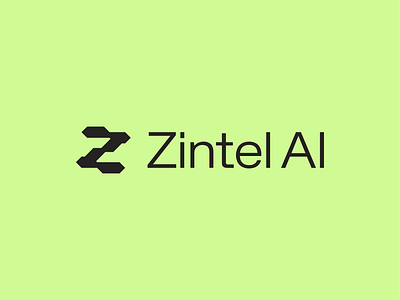 Zintel AI Logo abstract logo ai artificial intelligence artificial intelligence logo branding conversational ai human logo logo logo design logo saas saas software logo tech logo technology technology logo z z ai logo z logo