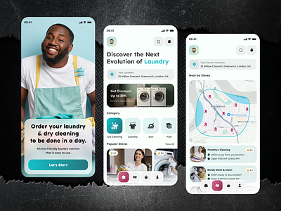 Laundry & Dry Cleaning App Design app design app ui application cleaning cleaning service dry cleaning dry cleaning service laundry laundry app laundry app design laundry service laundry services app design ui ui design ui ux ui ux designs user experience user interface washing washing machine