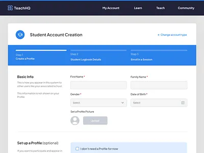 Clean simple form Tailwind form ui