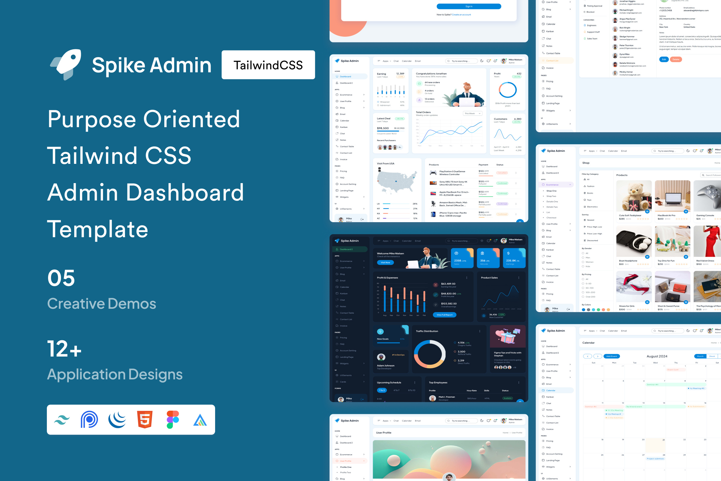 Tailwind CSS Dashboard Templates & Themes by Wrappixel by SANJAY JOSHI ...