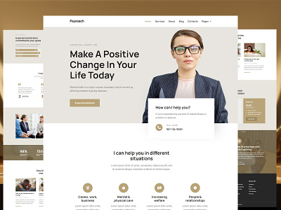 Psycoach- Personalized Coaching for a Balanced Mind and Life coach coaching website elementor coach website elementor landing page landing page psycoach website website