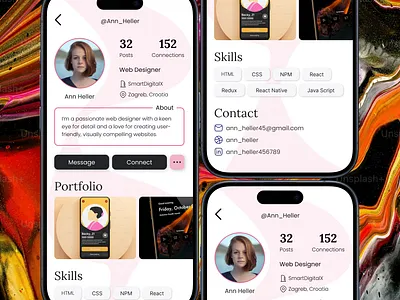 DailyUI | User Profile dailyui design ui ux