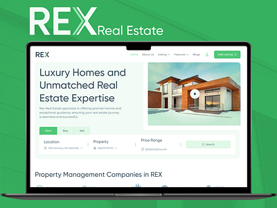 Real Estate Website Design apartment architecture building corporatewebsite design home house modernweb propertylandingpage propertywebsite realestate realestatetrendy realestatewebsite rentwebsite residence trendydesign ui uxui website