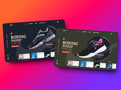 Hero Section Design. Shoes Website branding case stady dashboard design landing page mobile app ui user interface design user parsona ux website