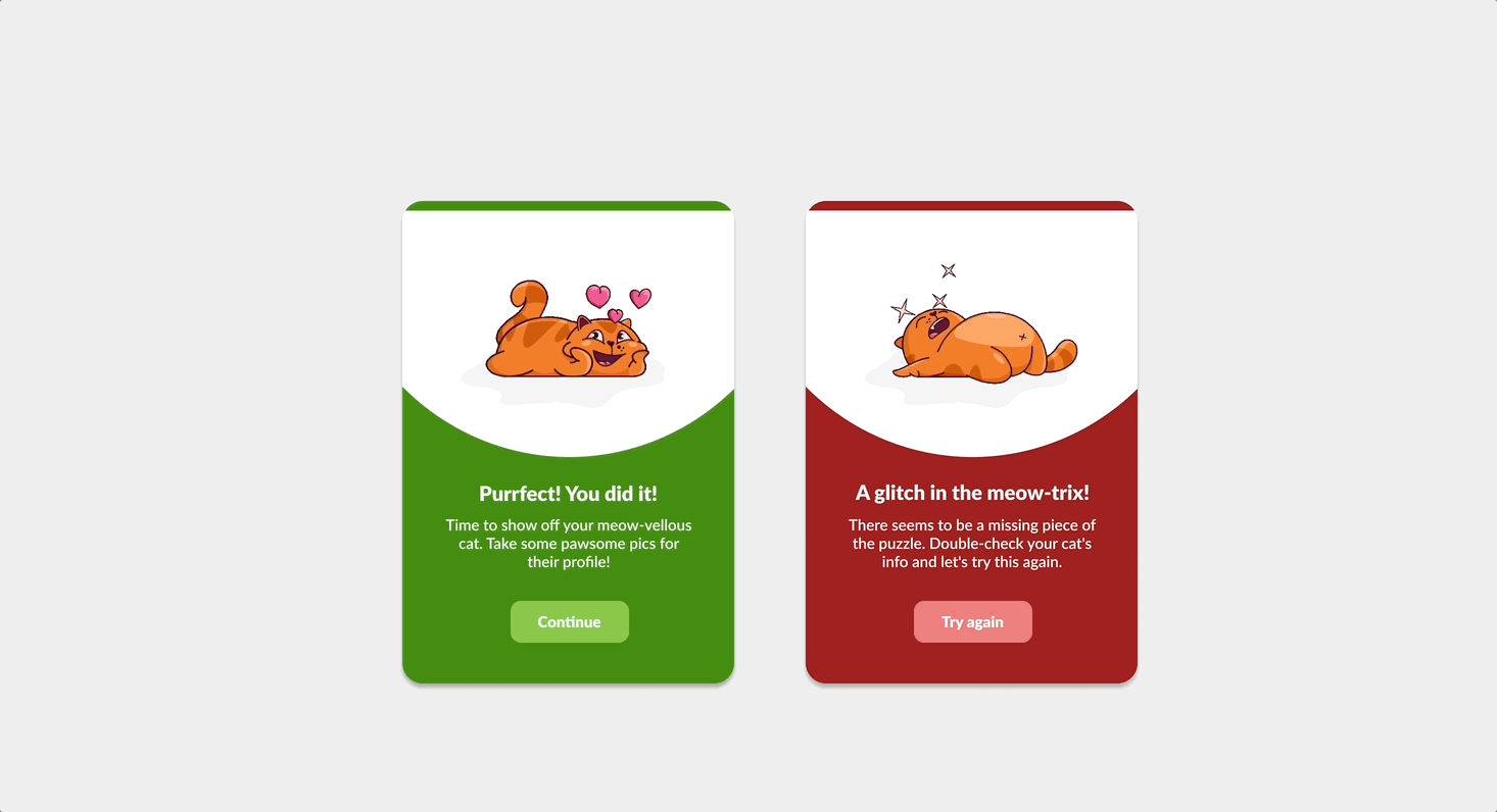 Day 11 - Flash Message #DailyUI cat dailyui design flash message lightmode macos pop up prototype ui ux