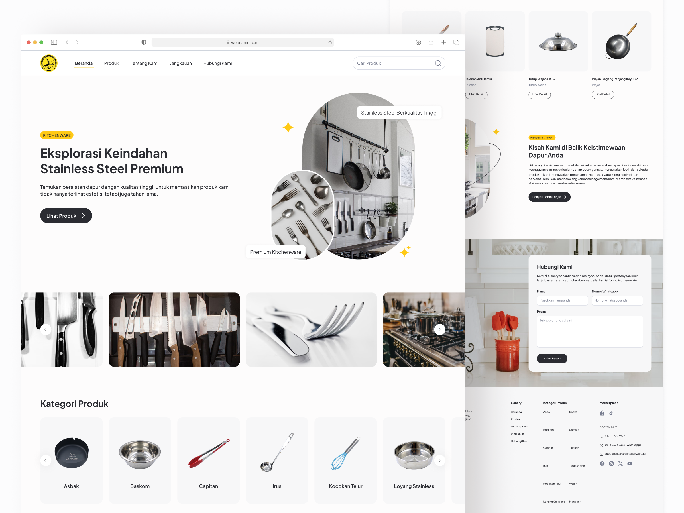 Example of Figma E Commerce Web/Mobile UI/UX Design