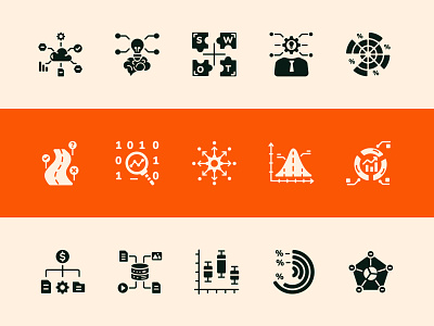 Data Analytics Icons analytics bar graph branding chart dashboard data data management data visualization finance analytics fintech glyph graph icon set iconography icons pie chart statistics stats swot vector