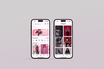 Fashion App UI - Sleek & Stylish Design app design app navigation branding clothing brand design e commerce fashion fashion inspiration fashion trends logo mobile ui shopping app ui ui design