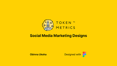 Token Metrics Social Media Designs branding crypto crypto exchange design figma flyer design graphic design illustration nft poster social media social media design token metrics web3