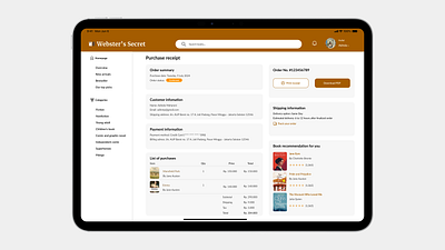 Day 17 - Purchase Receipt dailyui design ipados ui ux