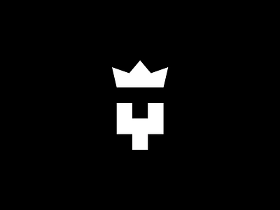 Young Talent - Monogram branding crown design geometric icon king logo minimal monogram queen royal symbol talent young youth