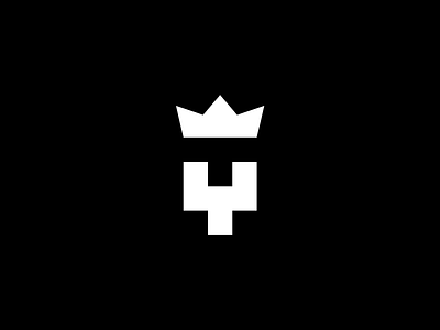 Young Talent - Monogram branding crown design geometric icon king logo minimal monogram queen royal symbol talent young youth