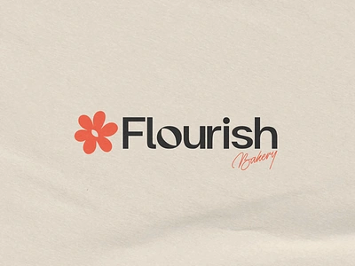 Flourish - Logo Animation animation bakery bakery logo black brand branding design elegant flower graphic design logo logo animation logo design logo motion logo visuals modern motion graphics orange vector vektora