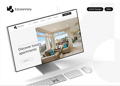 Webflow Website | Real Estate clean design figma flats home page logo low code luxury property management real estate renting uxui web design webflow