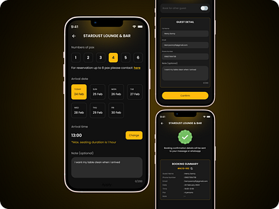 RESTAURANT RSVP SYSTEM contact detail contact details mobile app mobile apps reservation reservation mobile reservation mobile apps reservation restaurant reservation system restaurant rsvp schedule schedule reservation select date select pax select time ui ui design ui designs ui layout reservation
