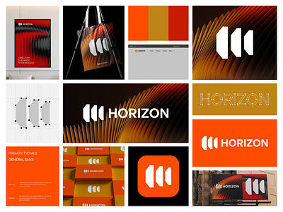 Horizon Branding, visual identity, Real-Estate brand design brand agency brand identity branding commercial real estate corporate branding graphic design icon identitydesign logo logotype minimalist logo property branding real estate branding real estate development real estate logo real estate visuals realestate